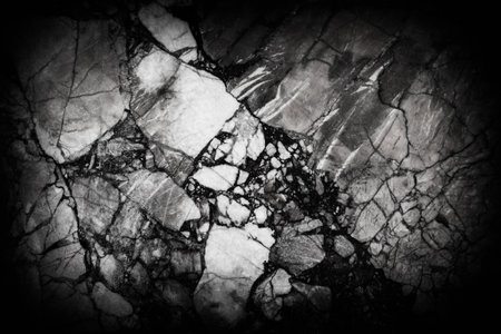 Dark marble natural pattern for background, abstract natural marble black and white for design.の写真素材