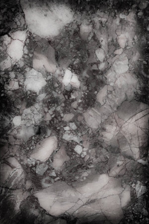 Dark marble natural pattern for background, abstract natural marble black and white for design.の写真素材
