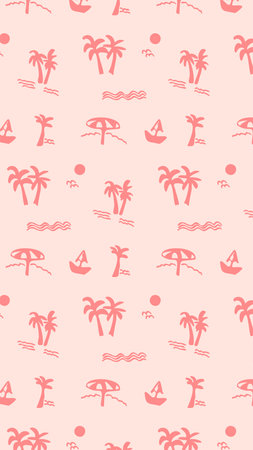 Hand drawn minimal abstract shapes pattern. Collage contemporary print. Fashionable template for design.のイラスト素材