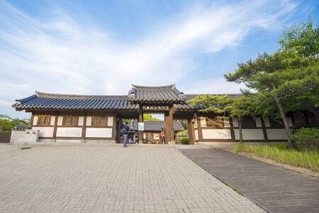 SEOUL,South Korea - MAY 22: Hahoe Folk village in South Korea. MAY 22, 2016 in Seoul, South Koreaのeditorial素材
