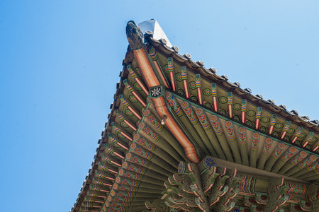 SEOUL,South Korea - MAY 22: Gyeongbokgung Palace. MAY 22, 2016 in Seoul, South Koreaのeditorial素材