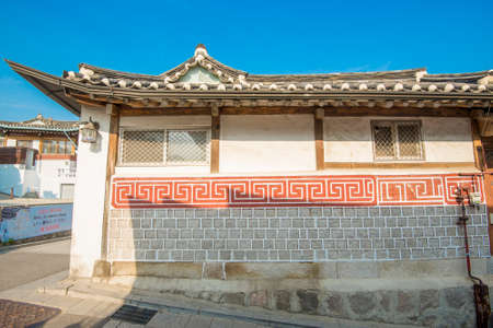 SEOUL,South Korea - MAY 22: Hahoe Folk village in South Korea. MAY 22, 2016 in Seoul, South Koreaのeditorial素材
