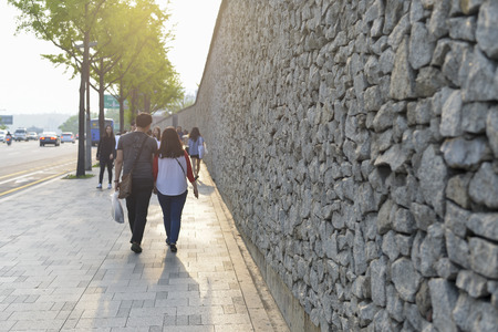 KOREA, SOUTH KOREA - May 21 : Korea street on May 21,2016 in Seoul South Korea.のeditorial素材
