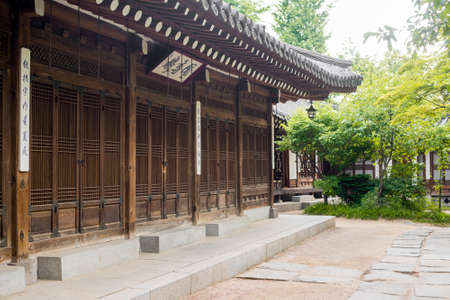 SEOUL,South Korea - MAY 22: Hahoe Folk village in South Korea. MAY 22, 2016 in Seoul, South Koreaのeditorial素材