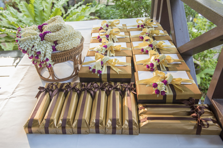 Thai wedding decorationの写真素材