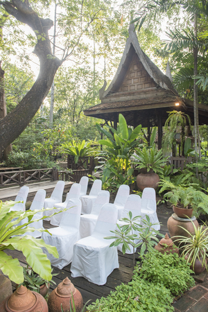 Thai wedding decorationの写真素材