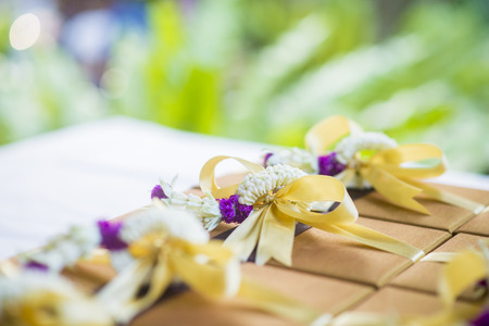 Thai wedding decoration の写真素材