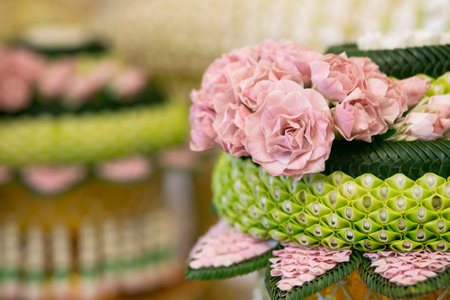 Thai traditional  wedding decorationsの写真素材