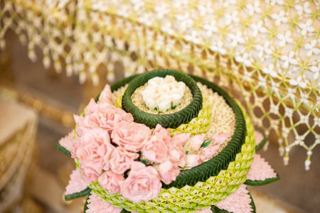 Thai traditional  wedding decorationsの写真素材