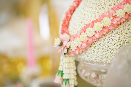 Thai traditional  wedding decorationsの写真素材