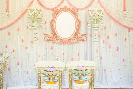 Thai traditional  wedding decorationsの写真素材