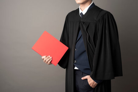 Graduate man successful education