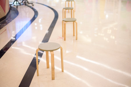 social distancing measure for COVID-19 prevention in shopping center ,Thailand