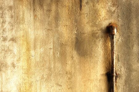 Old pipe wallの写真素材