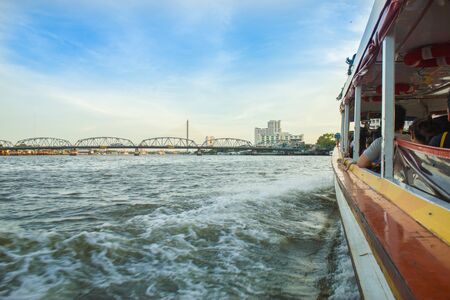 thai river express boatの写真素材