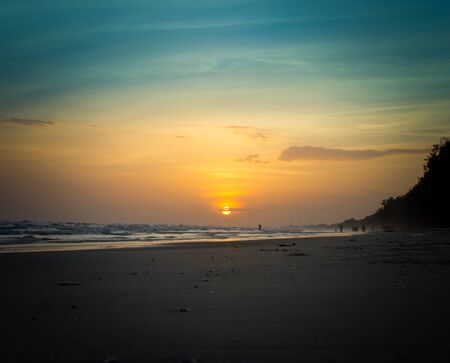 Sunset Beach MaeramphuengRayong, Thailandの写真素材