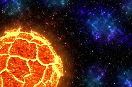 Exploding Planet