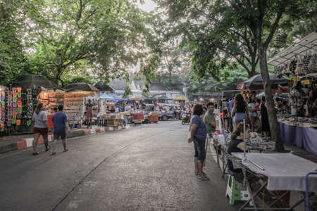 BANGKOK,THAILAND - 2016 July 31 : 
The Chatuchak or Jatujak Weekend Market, a popular tourist destination.
is the largest market in Thailand. open Saturday and Sunday.のeditorial素材