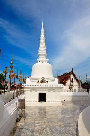 Wat Mahathat, Nakhon Si Thammarat province, southern Thailand.の写真素材