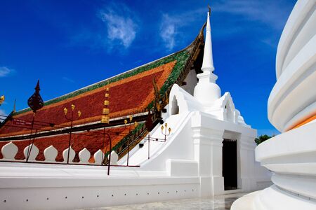 Wat Mahathat, Nakhon Si Thammarat province, southern Thailand.の写真素材