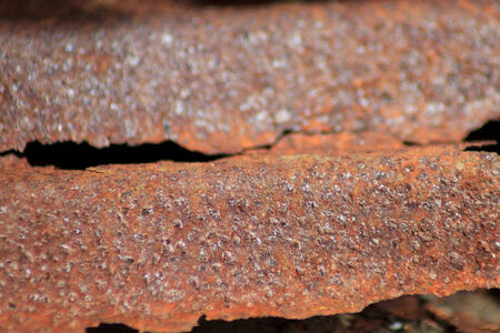 Pattern of a rough surface of rusty metal 