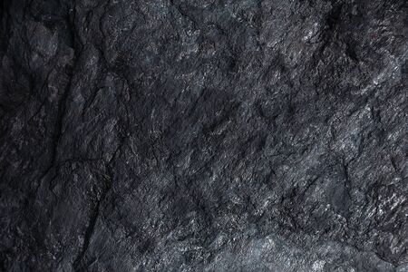 black stone background,black slate stone abstract background or textureの写真素材