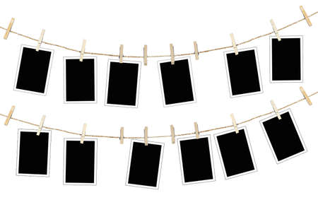 photo frame on Wood clamps