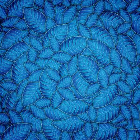 blue leaves