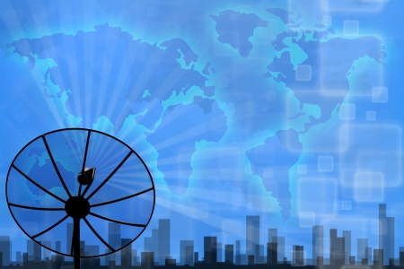 Satellite dishの写真素材