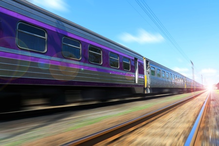 Train in the morning.