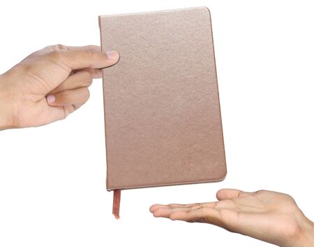 Send to Hand book.の写真素材