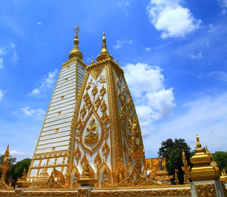 Temple of the Buddha in the provinces of Thailand  Wat Phra That Bua の写真素材