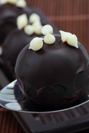 Chocolate ballsの写真素材
