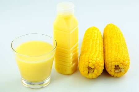 Corn and Corn Juice の写真素材