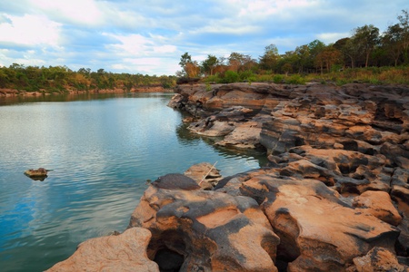 Coastal scenery in the country の写真素材