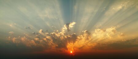 Sky background in the morning.の写真素材