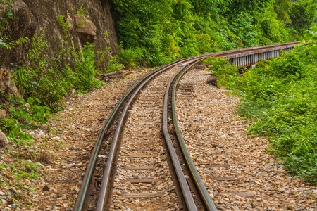 Railway Bridge tham krasae Kanchanaburi thailand 