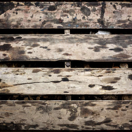 color of the wood stain sloppy.の写真素材