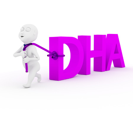 3d kids are dragging DHA.の写真素材