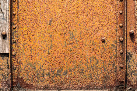 Close-up background texture rusty iron 