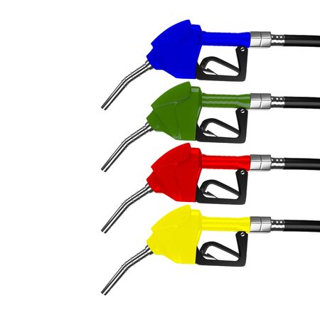Fuel nozzle in the background 3d rendering.の写真素材