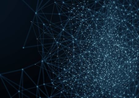 Illustration of a network and nodes