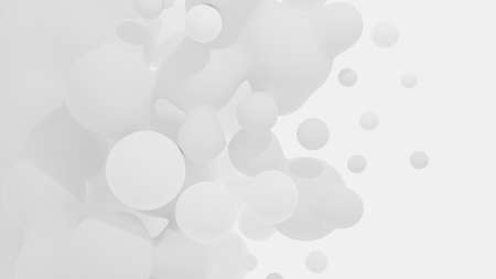 3D illustration of a cremeの写真素材