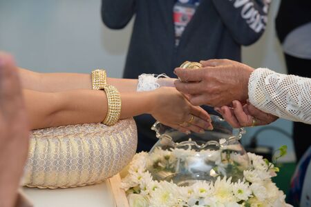 Thai wedding ceremonyの写真素材
