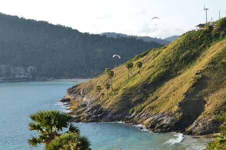 Jump to the Prom Thep Thailandの写真素材