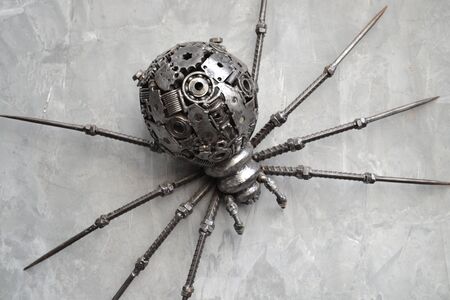 Steel Spider の写真素材