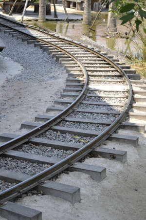 Railroad tracksの写真素材