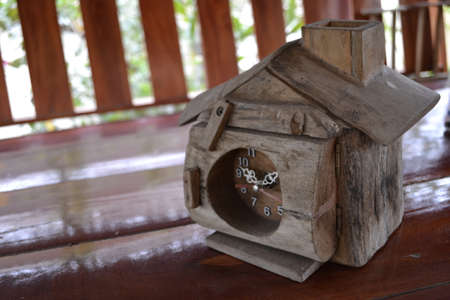 Wooden Clockの写真素材