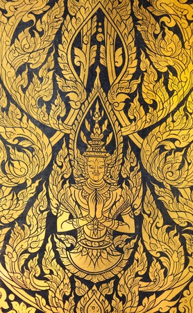 Traditional Thai style art painting のeditorial素材