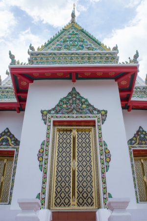 a sanctuary in the central of bnagkok  thailandの写真素材